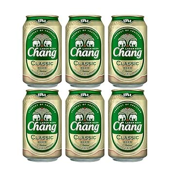 ビールちゃん Amazon.co.jp: タイ チャーンChang Beer 缶330mlビールお試し 6